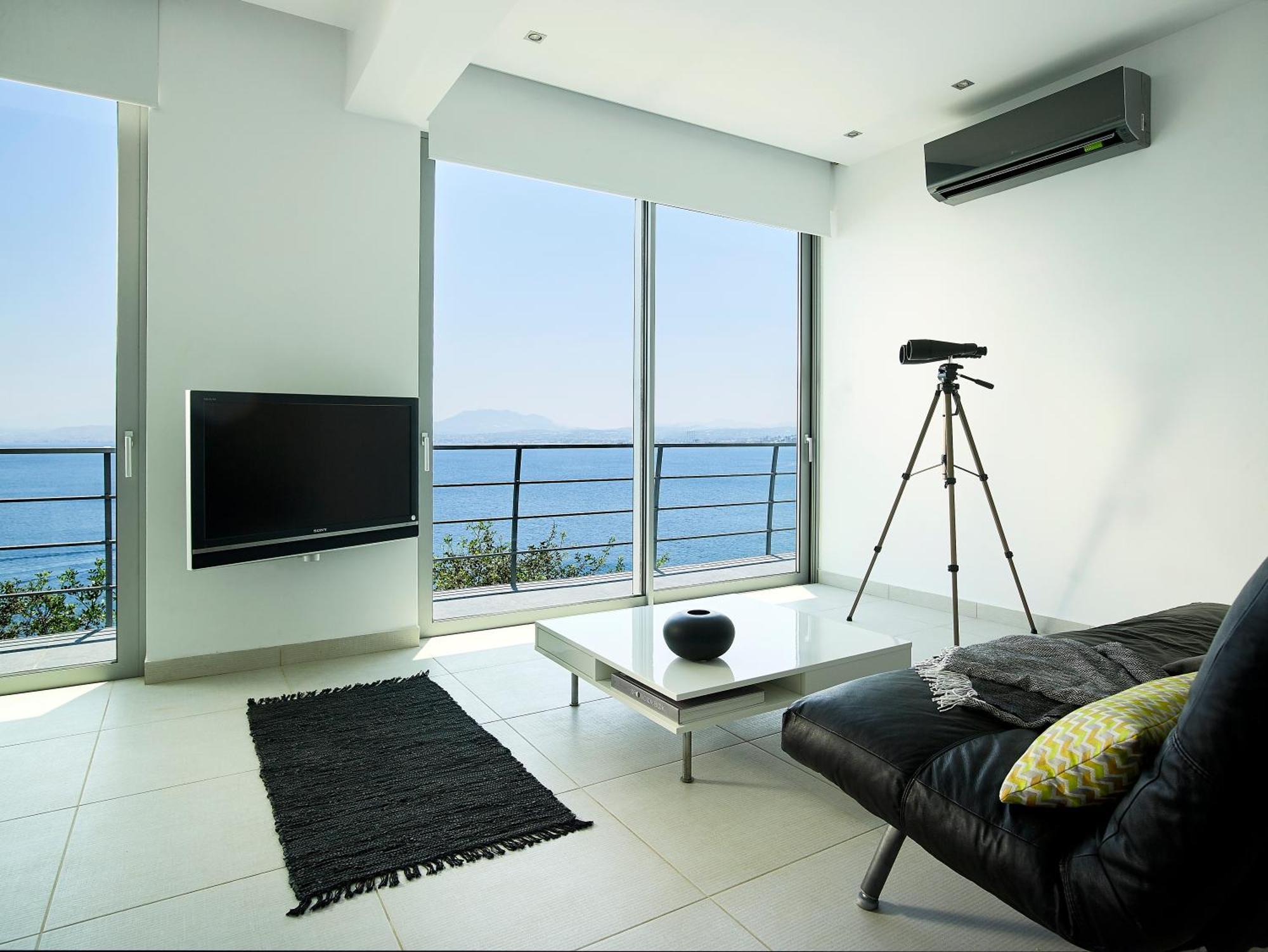 Beachfront Villa In Crete - Epavli Luxury Villa Agia Pelagia Zewnętrze zdjęcie