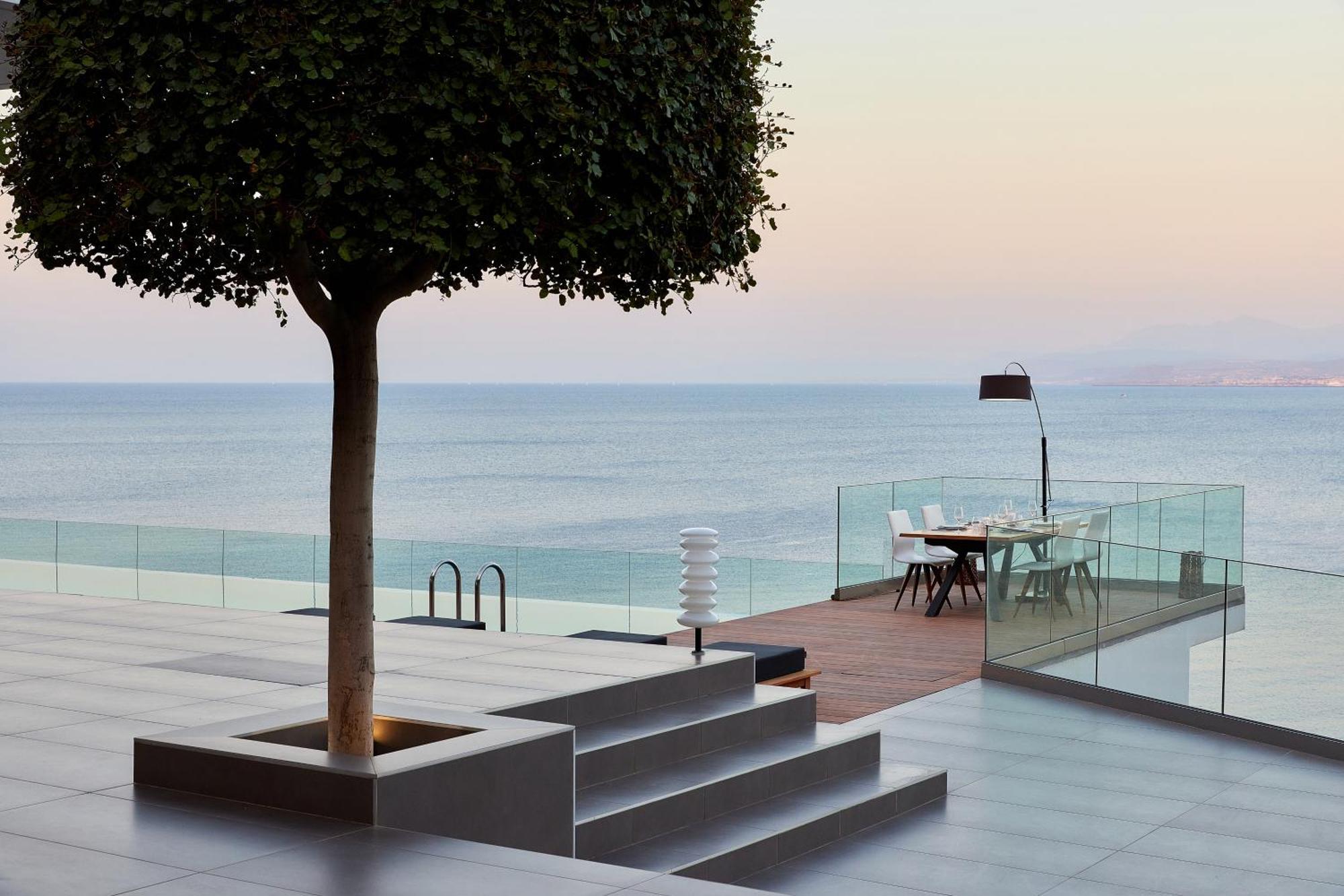 Beachfront Villa In Crete - Epavli Luxury Villa Agia Pelagia Zewnętrze zdjęcie